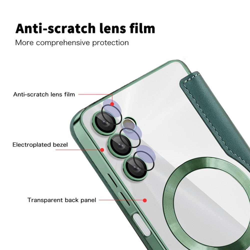 Techsuit - SmartMag Book Case - Samsung Galaxy A05s - Green