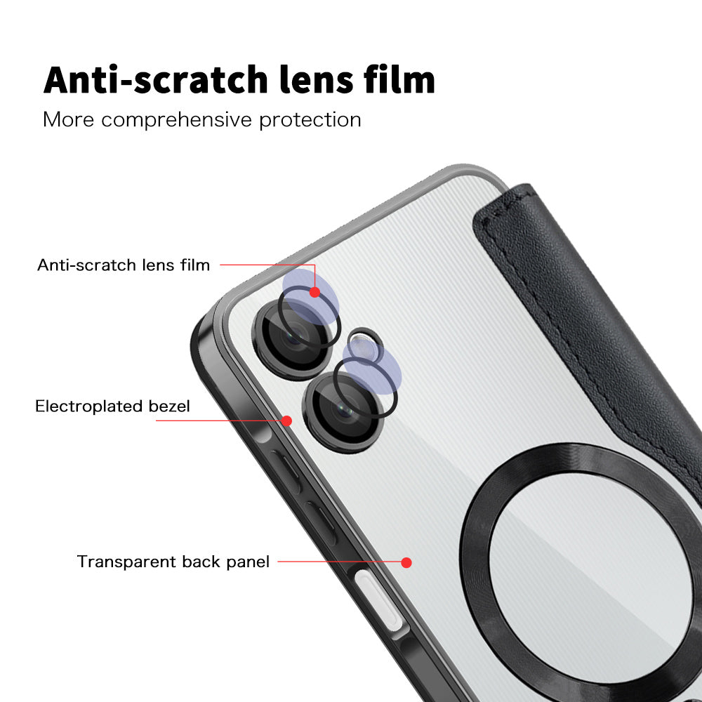 Techsuit - SmartMag Book Case - Samsung Galaxy A06 - Black