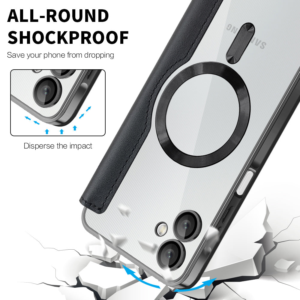 Techsuit - SmartMag Book Case - Samsung Galaxy A06 - Black