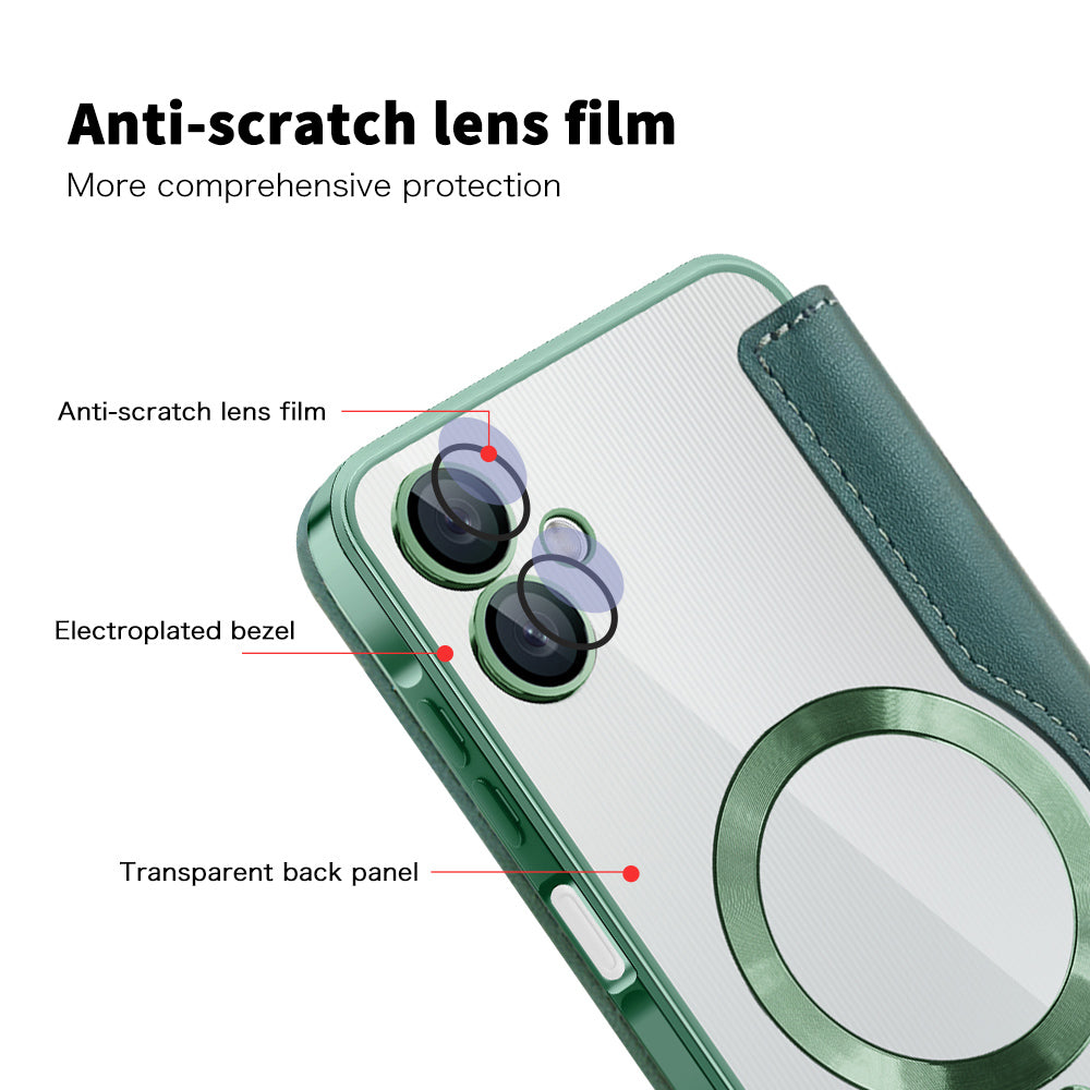 Techsuit - SmartMag Book Case - Samsung Galaxy A06 - Green