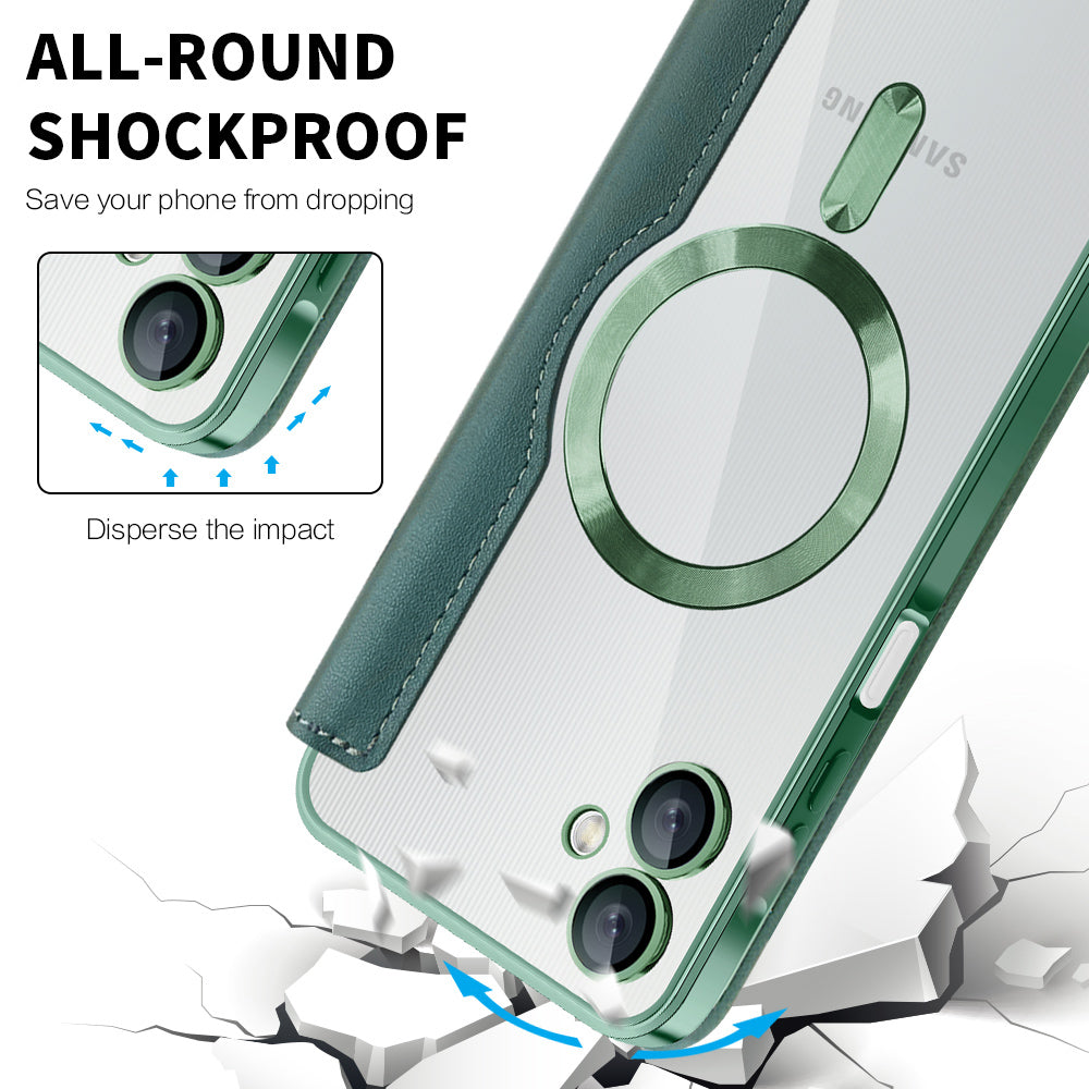 Techsuit - SmartMag Book Case - Samsung Galaxy A06 - Green