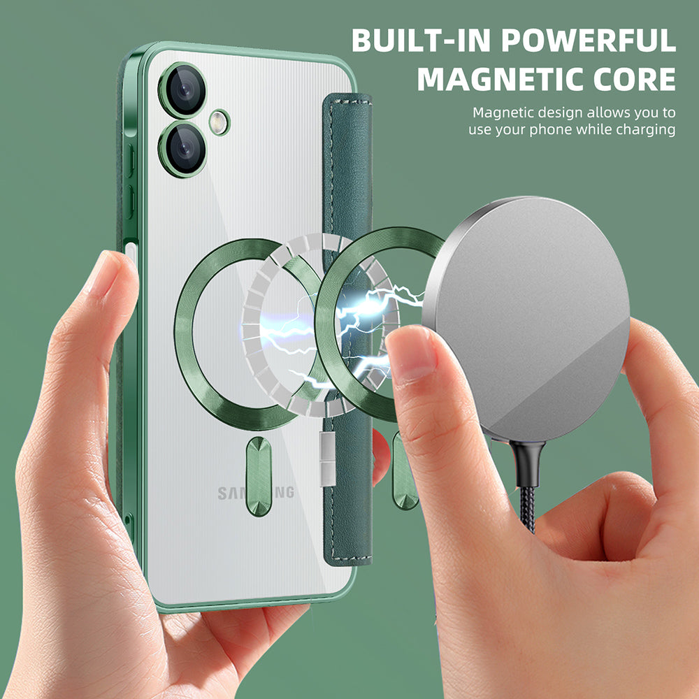 Techsuit - SmartMag Book Case - Samsung Galaxy A06 - Green