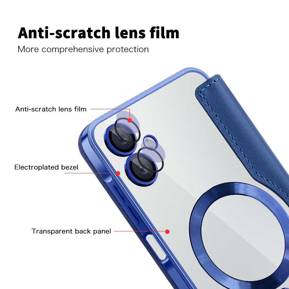 Techsuit - SmartMag Book Case - Samsung Galaxy A06 - Blue