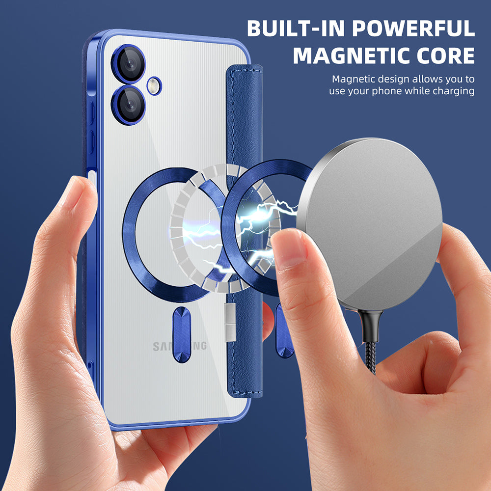 Techsuit - SmartMag Book Case - Samsung Galaxy A06 - Blue