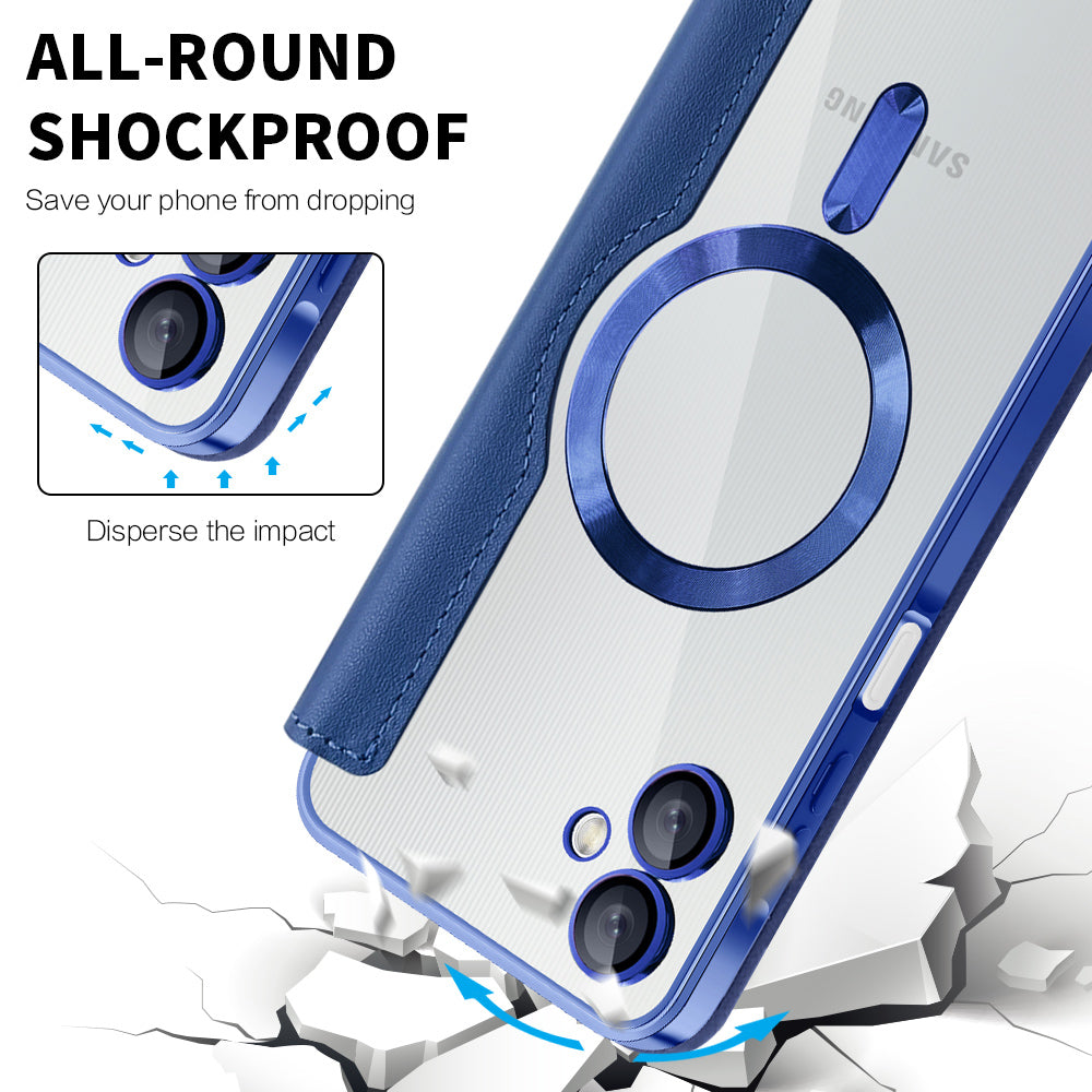Techsuit - SmartMag Book Case - Samsung Galaxy A06 - Blue
