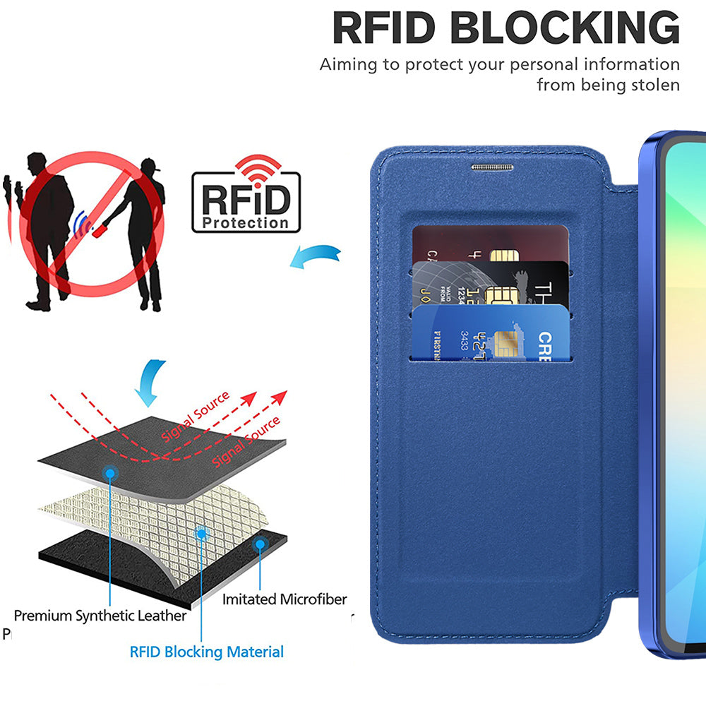 Techsuit - SmartMag Book Case - Samsung Galaxy A06 - Blue