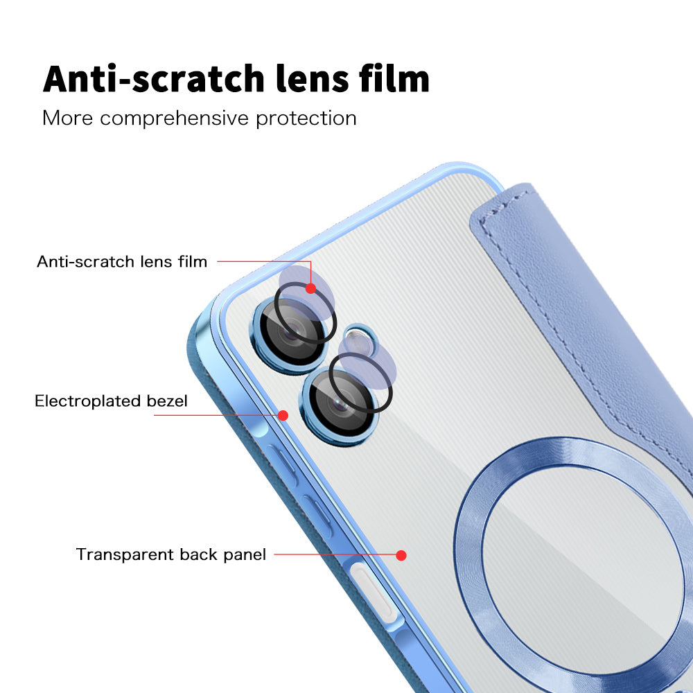 Techsuit - SmartMag Book Case - Samsung Galaxy A06 - Light Blue