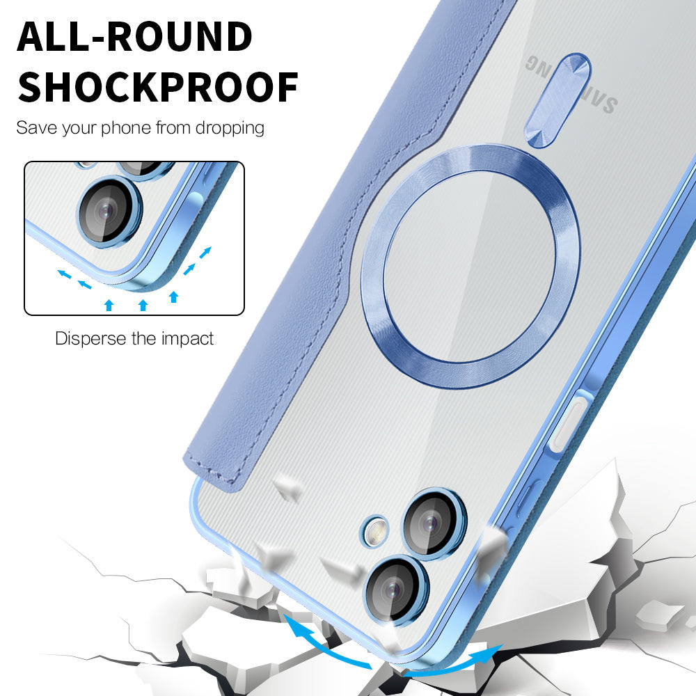 Techsuit - SmartMag Book Case - Samsung Galaxy A06 - Light Blue