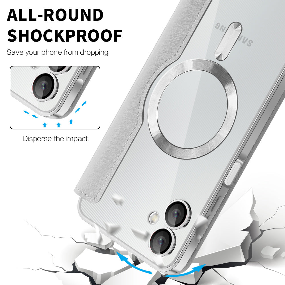 Techsuit - SmartMag Book Case - Samsung Galaxy A06 - Gray