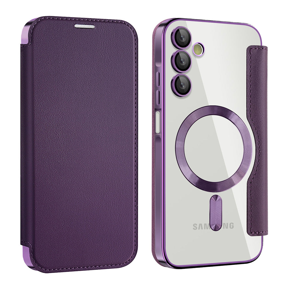 Techsuit - SmartMag Book Case - Samsung Galaxy A15 4G / A15 5G - Purple