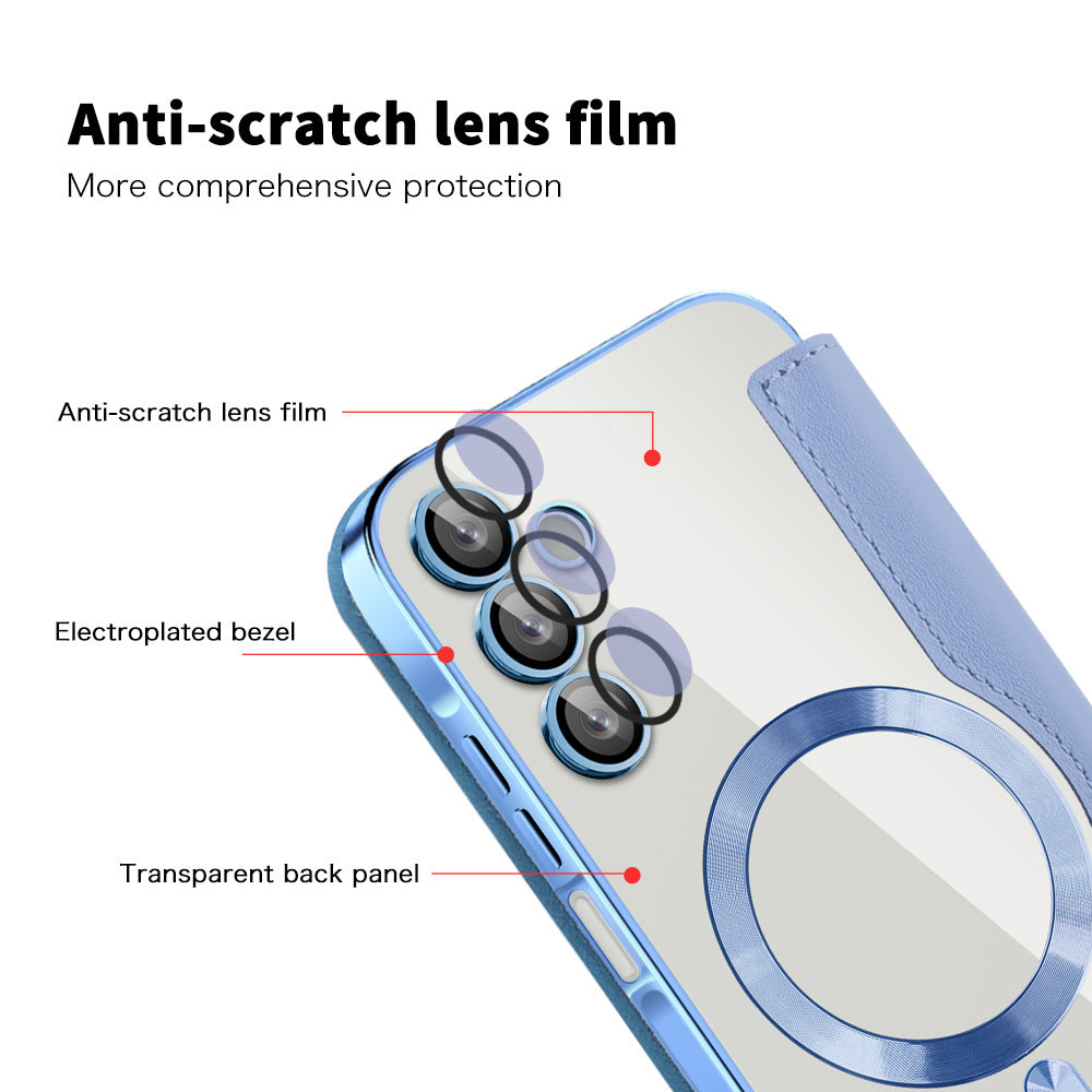 Techsuit - SmartMag Book Case - Samsung Galaxy A15 4G / A15 5G - Light Blue