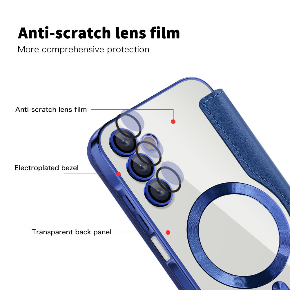 Techsuit - SmartMag Book Case - Samsung Galaxy A15 4G / A15 5G - Blue