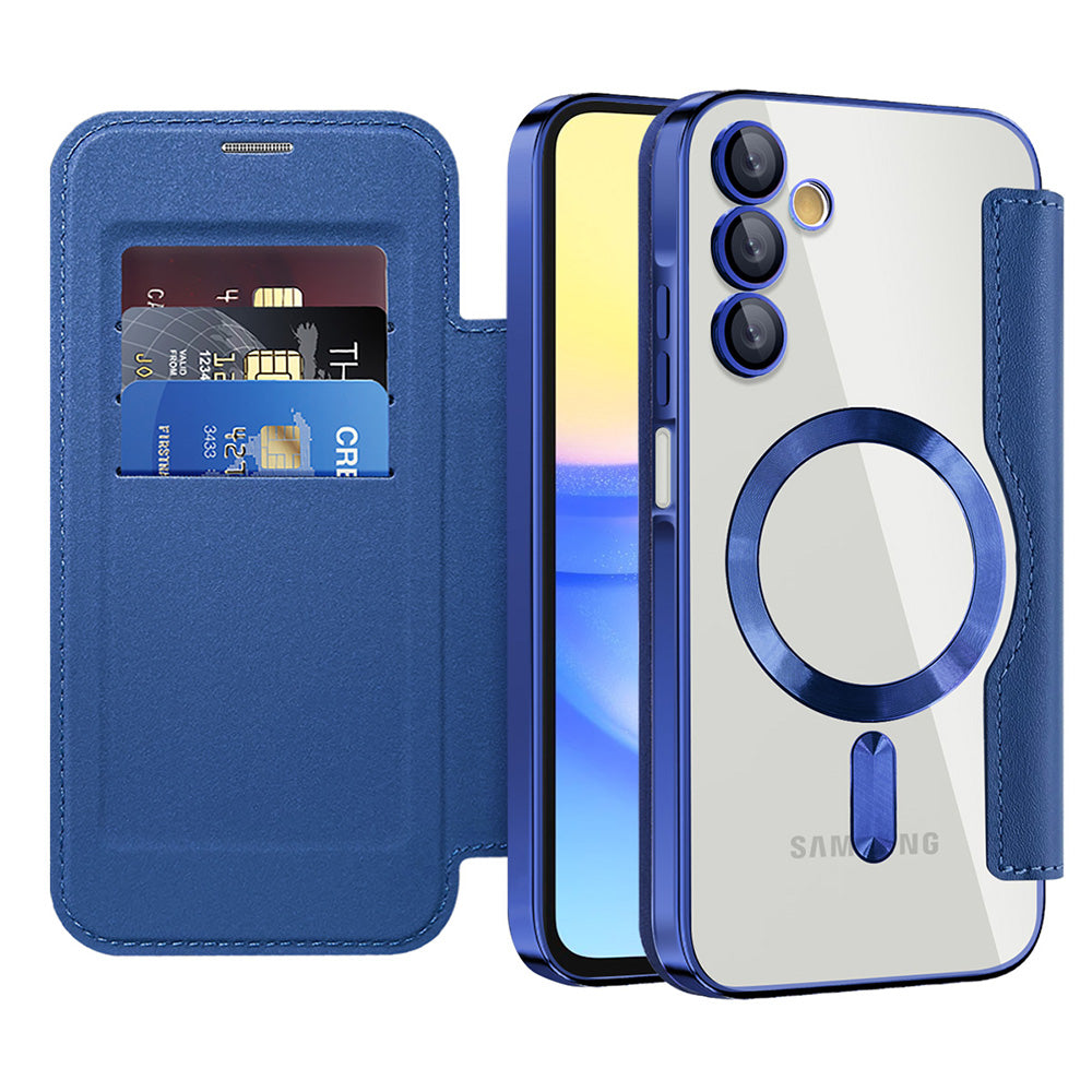 Techsuit - SmartMag Book Case - Samsung Galaxy A15 4G / A15 5G - Blue