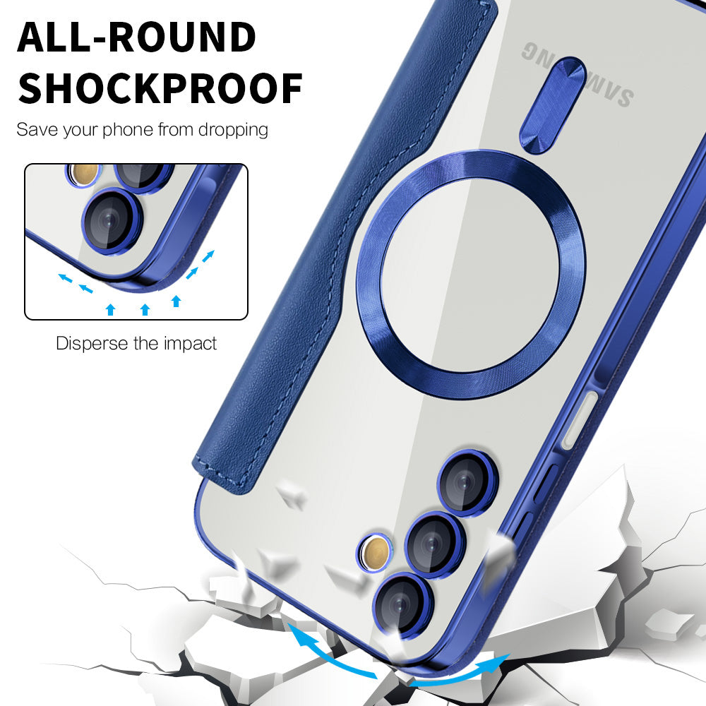 Techsuit - SmartMag Book Case - Samsung Galaxy A15 4G / A15 5G - Blue