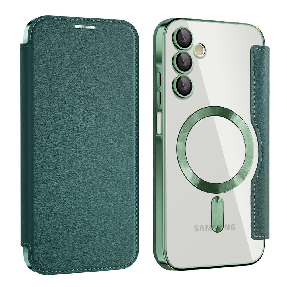 Techsuit - SmartMag Book Case - Samsung Galaxy A15 4G / A15 5G - Green