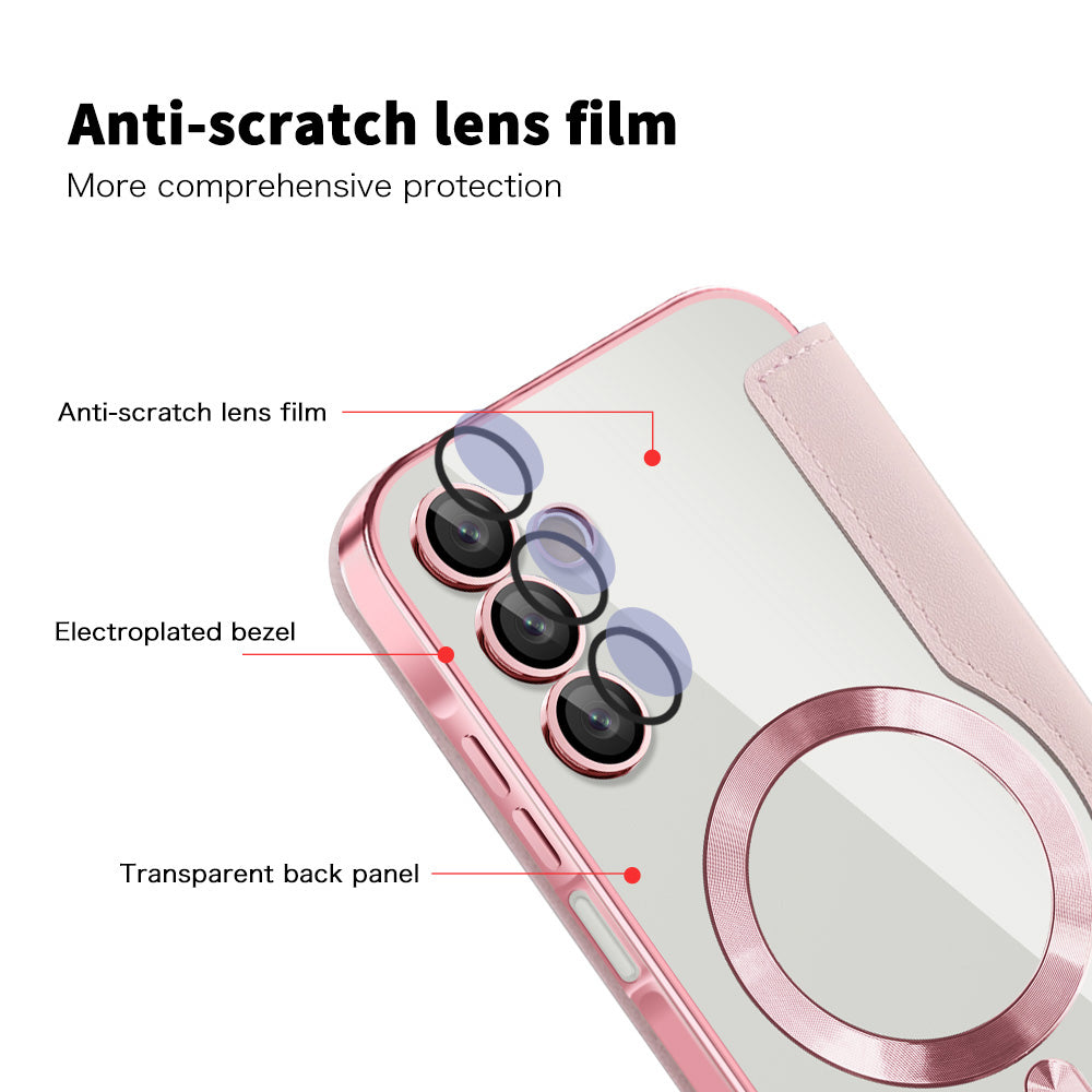 Techsuit - SmartMag Book Case - Samsung Galaxy A15 4G / A15 5G - Pink