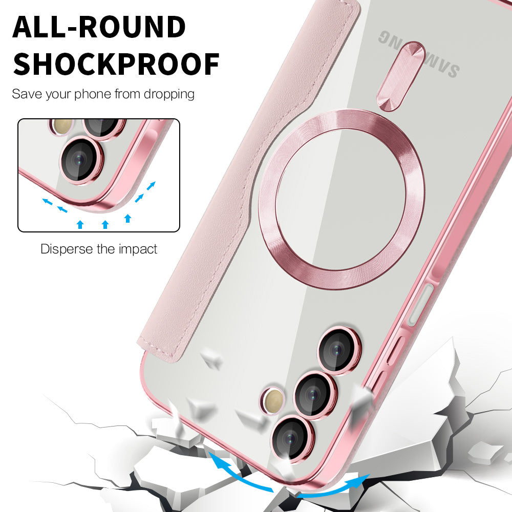 Techsuit - SmartMag Book Case - Samsung Galaxy A15 4G / A15 5G - Pink