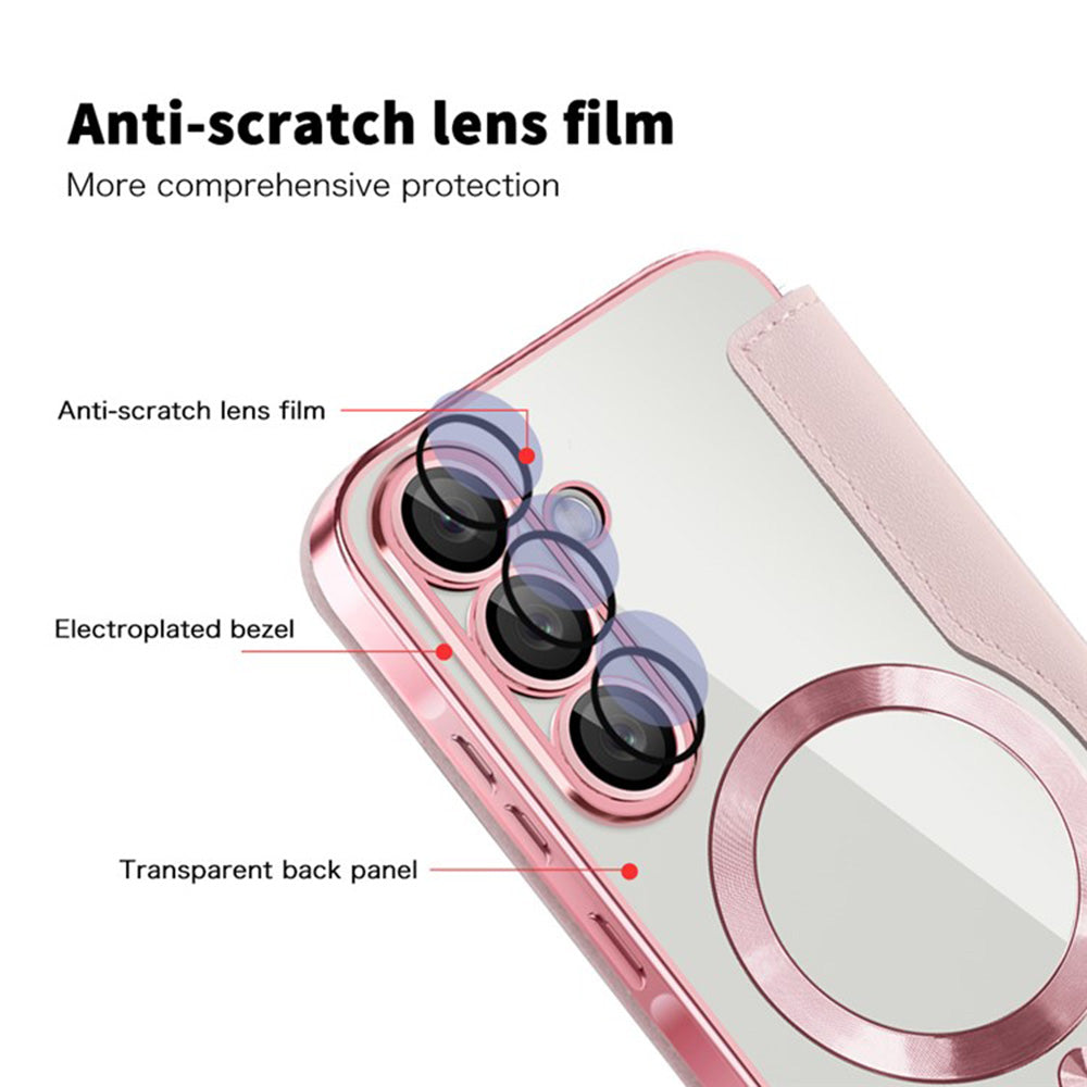 Techsuit - SmartMag Book Case - Samsung Galaxy A36 5G - Pink