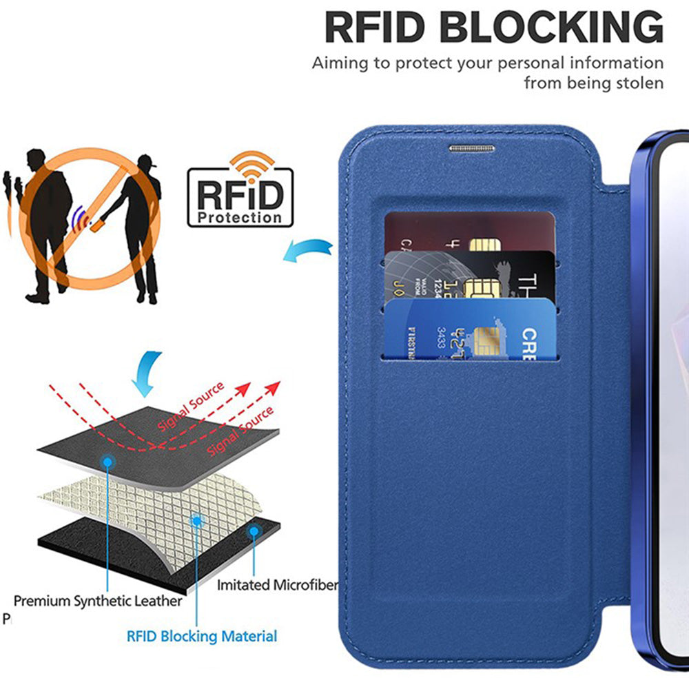 Techsuit - SmartMag Book Case - Samsung Galaxy A36 5G - Blue