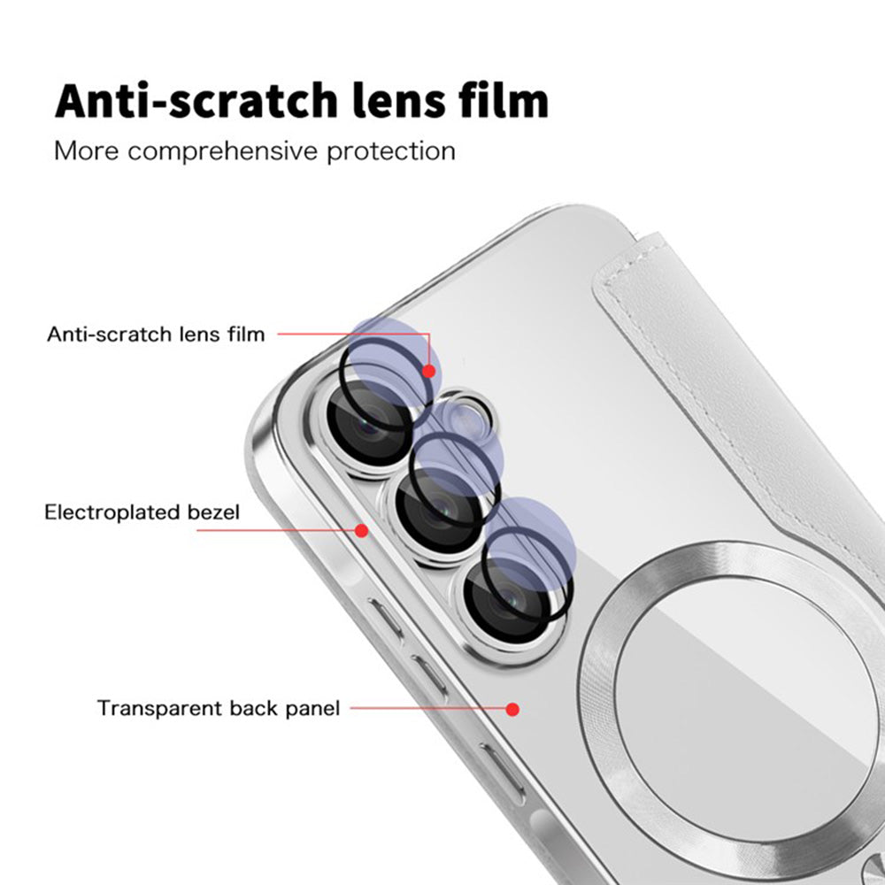 Techsuit - SmartMag Book Case - Samsung Galaxy A36 5G - Gray