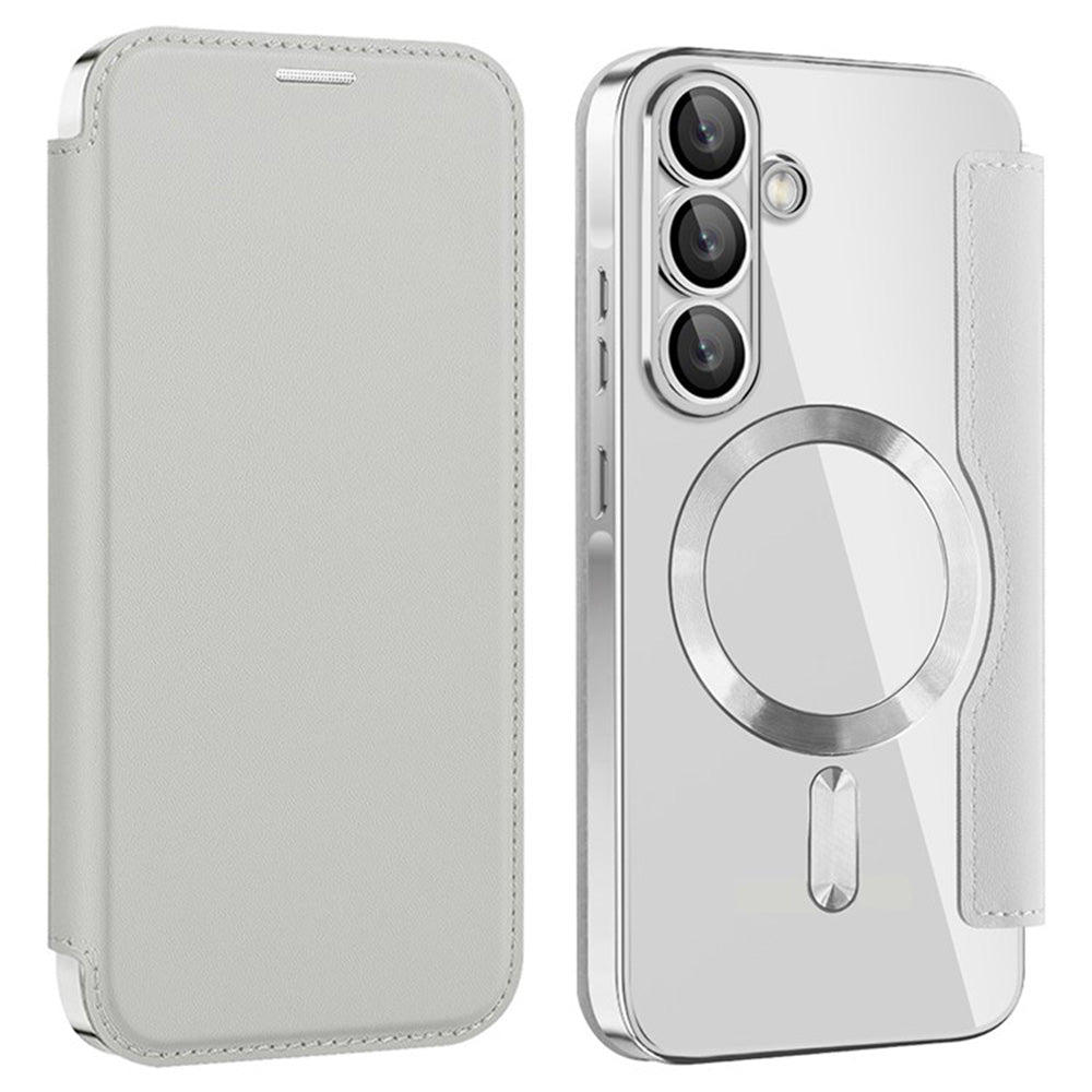 Techsuit - SmartMag Book Case - Samsung Galaxy A36 5G - Gray
