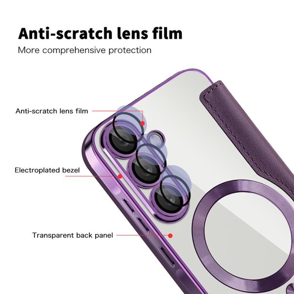 Techsuit - SmartMag Book Case - Samsung Galaxy A36 5G - Purple