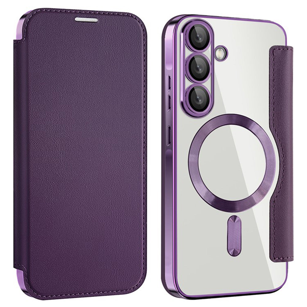 Techsuit - SmartMag Book Case - Samsung Galaxy A36 5G - Purple
