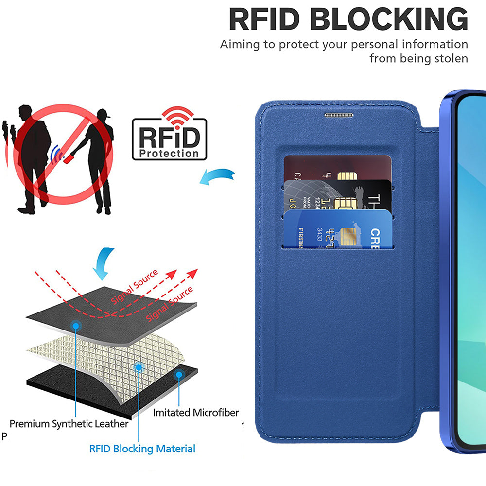 Techsuit - SmartMag Book Case - Samsung Galaxy A16 4G / A16 5G - Blue
