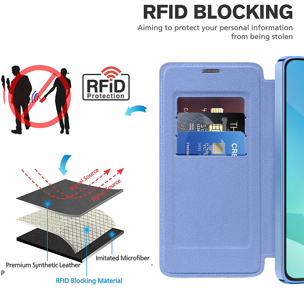 Techsuit - SmartMag Book Case - Samsung Galaxy A16 4G / A16 5G - Light Blue