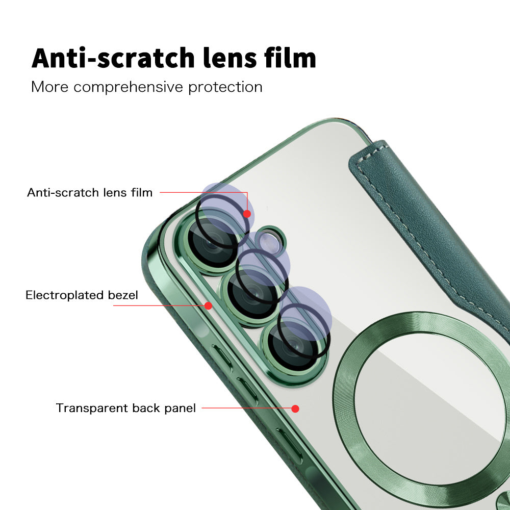 Techsuit - SmartMag Book Case - Samsung Galaxy A56 5G - Green