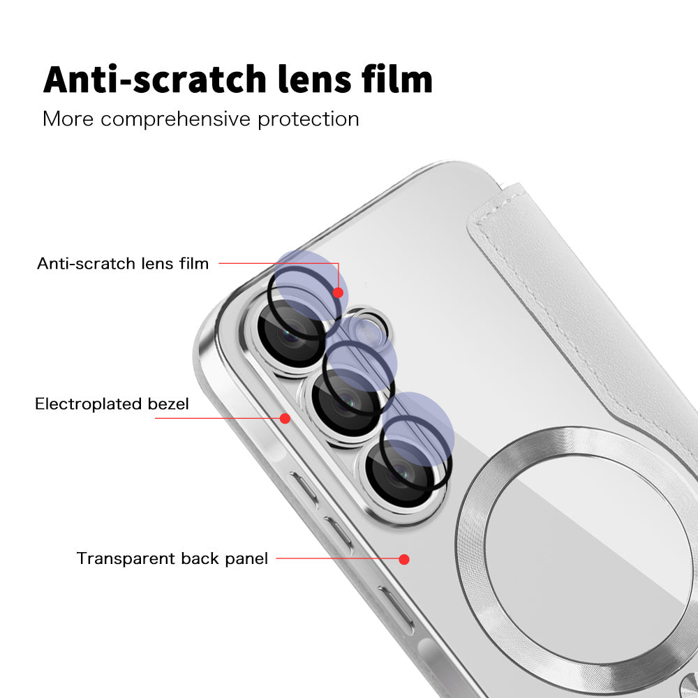 Techsuit - SmartMag Book Case - Samsung Galaxy A56 5G - Gray