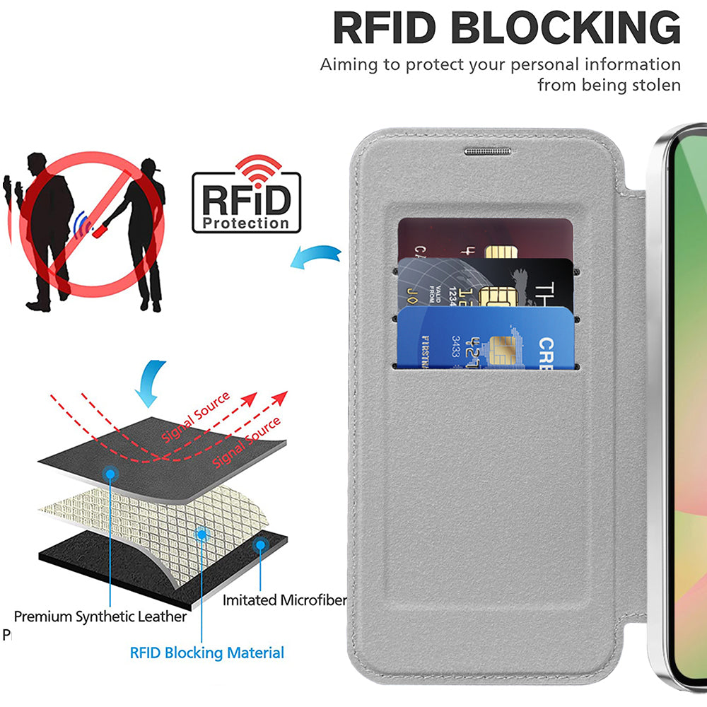 Techsuit - SmartMag Book Case - Samsung Galaxy A56 5G - Gray