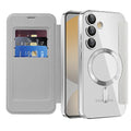 Techsuit - SmartMag Book Case - Samsung Galaxy S24 FE - Gray