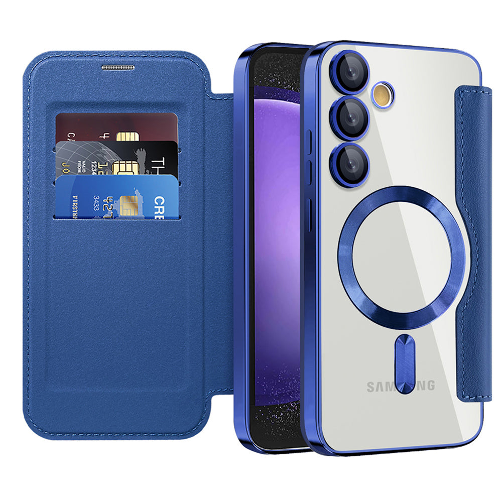 Techsuit - SmartMag Book Case - Samsung Galaxy S23 FE - Blue