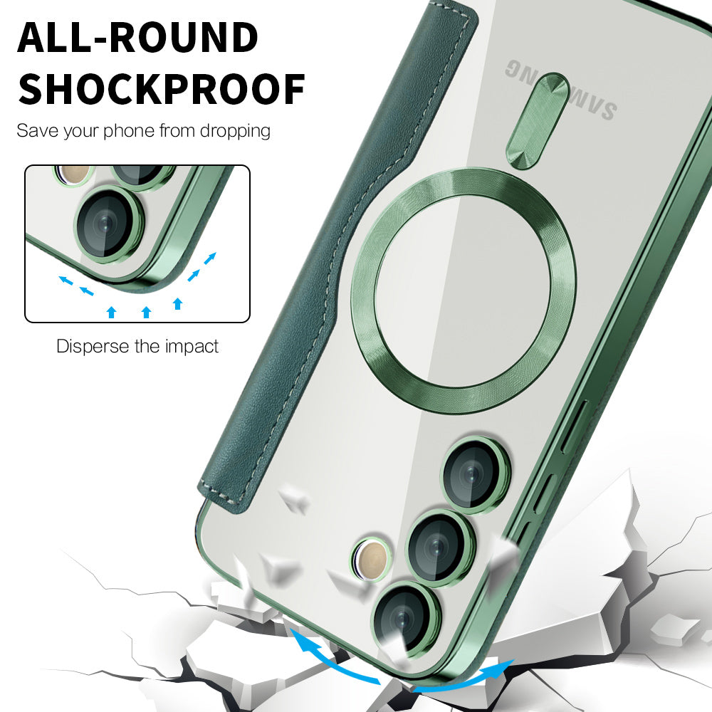 Techsuit - SmartMag Book Case - Samsung Galaxy S23 FE - Green