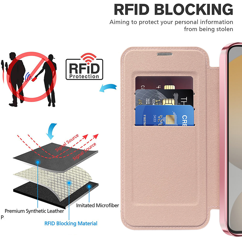 Techsuit - SmartMag Book Case - Samsung Galaxy S23 FE - Pink