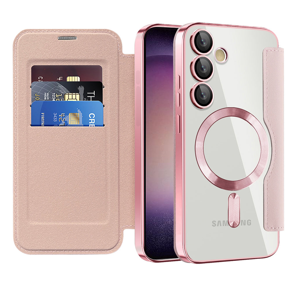 Techsuit - SmartMag Book Case - Samsung Galaxy S23 - Pink