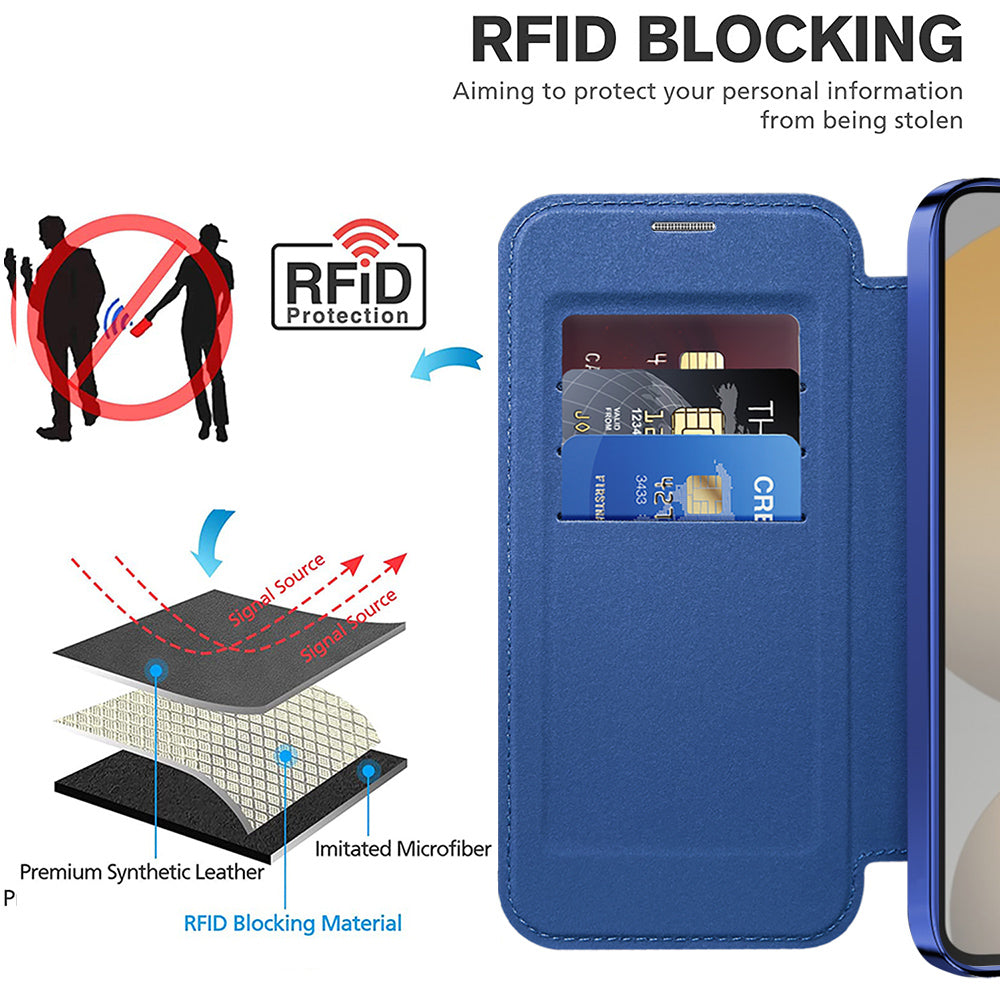 Techsuit - SmartMag Book Case - Samsung Galaxy S23 - Blue