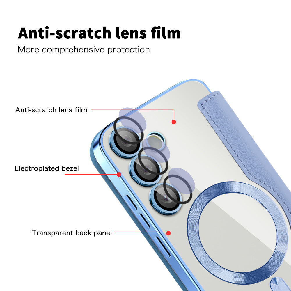 Techsuit - SmartMag Book Case - Samsung Galaxy S23 - Light Blue