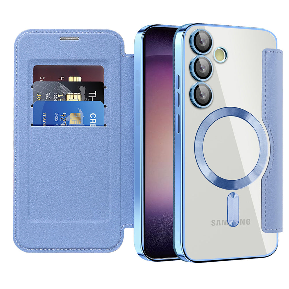 Techsuit - SmartMag Book Case - Samsung Galaxy S23 - Light Blue