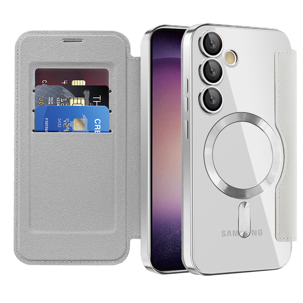 Techsuit - SmartMag Book Case - Samsung Galaxy S23 - Gray