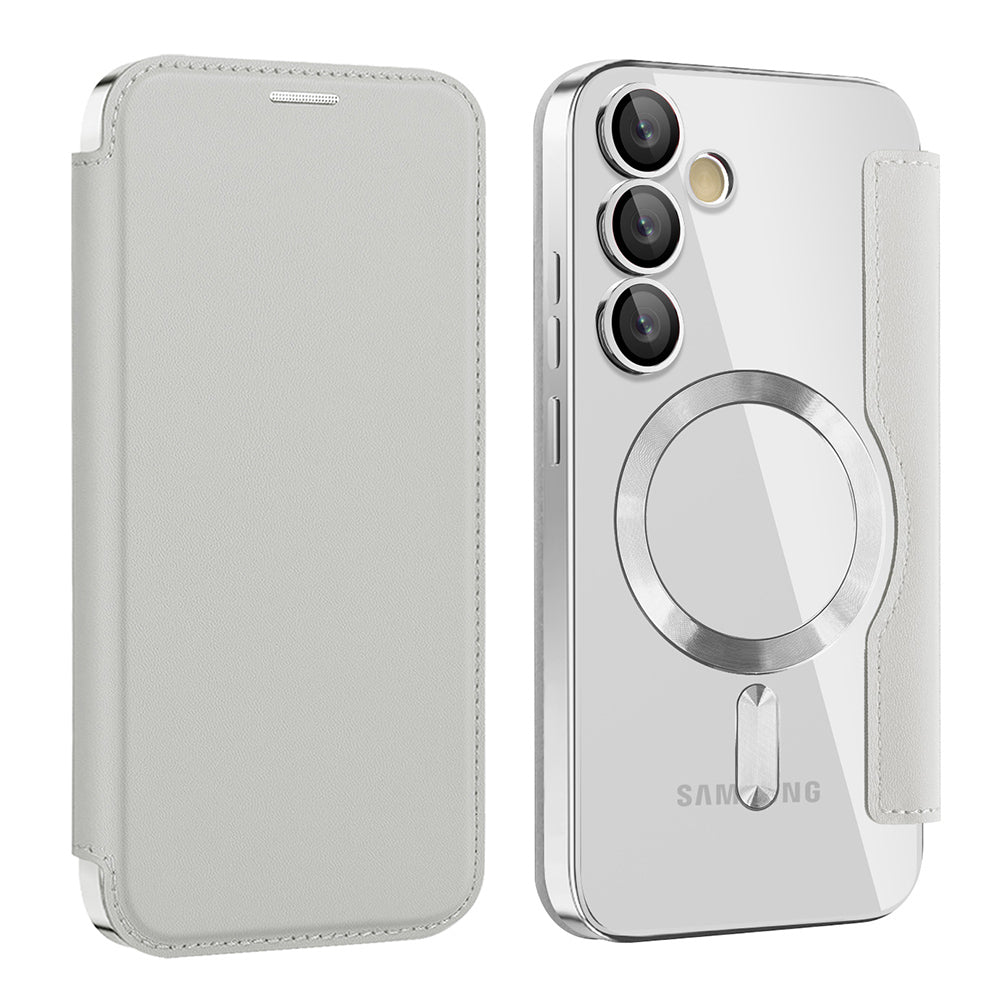 Techsuit - SmartMag Book Case - Samsung Galaxy S23 - Gray