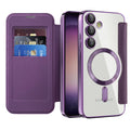 Techsuit - SmartMag Book Case - Samsung Galaxy S23 - Purple