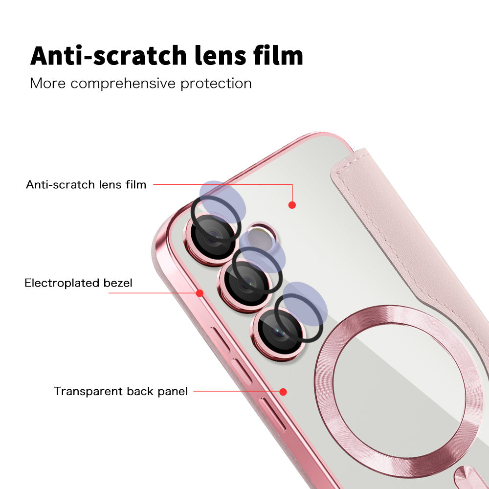 Techsuit - SmartMag Book Case - Samsung Galaxy S23 Plus - Pink
