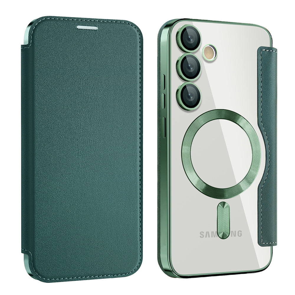 Techsuit - SmartMag Book Case - Samsung Galaxy S23 Plus - Green