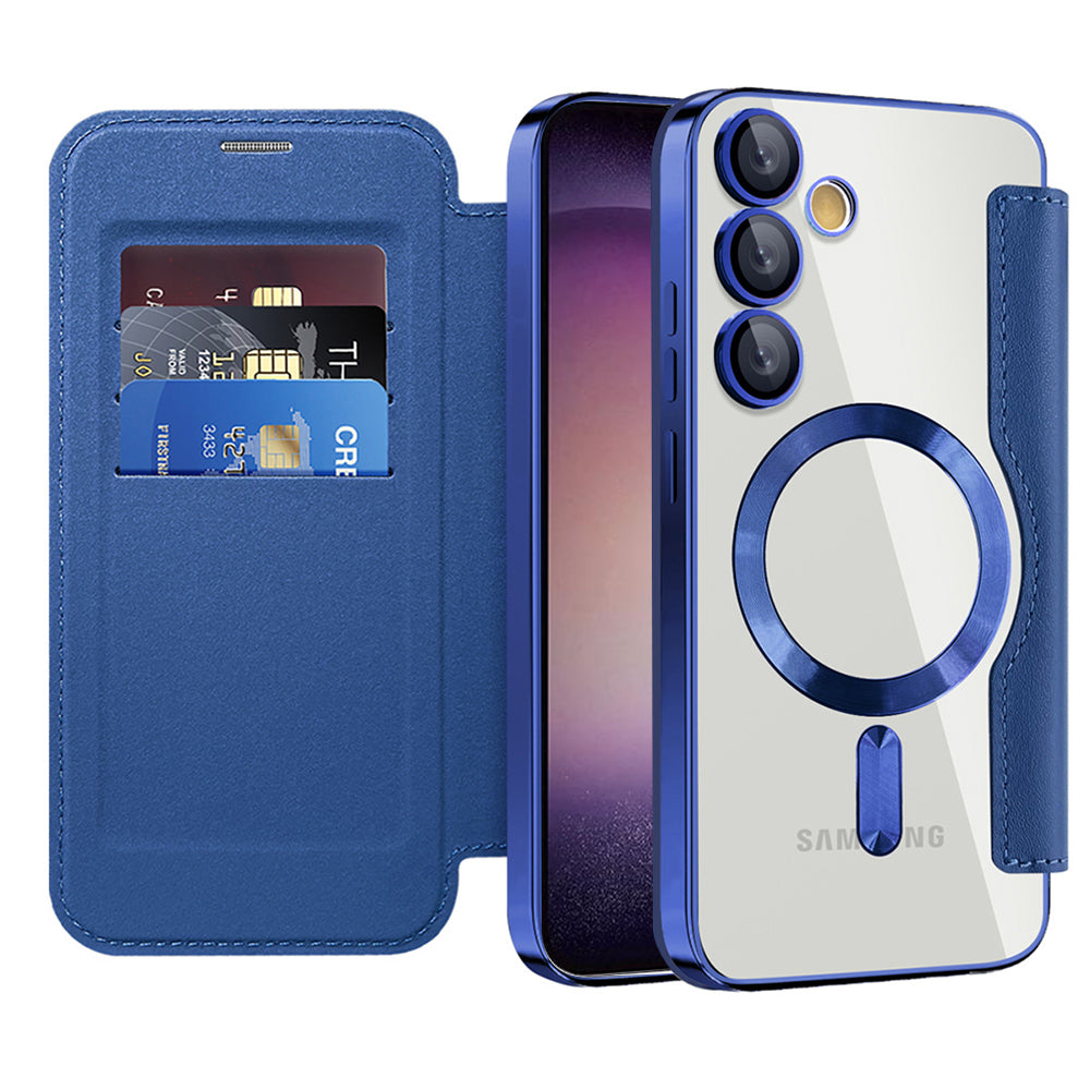 Techsuit - SmartMag Book Case - Samsung Galaxy S23 Plus - Blue