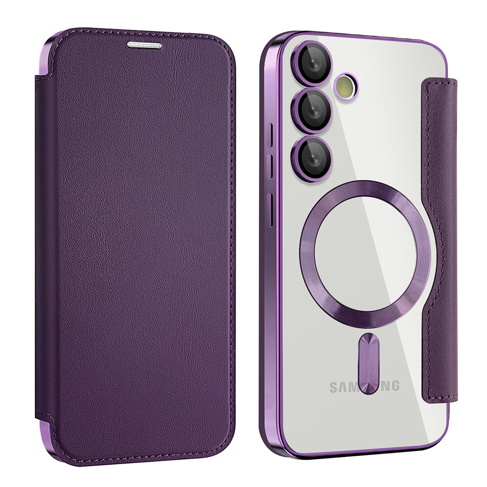 Techsuit - SmartMag Book Case - Samsung Galaxy S23 Plus - Purple