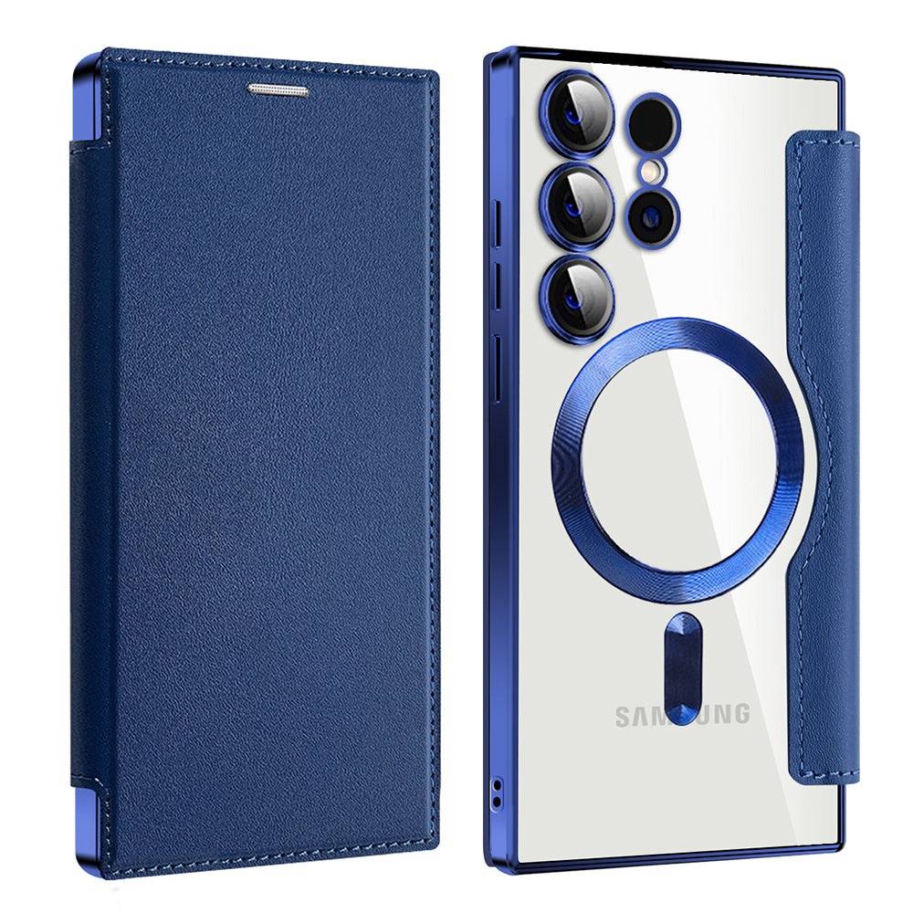 Techsuit - SmartMag Book Case - Samsung Galaxy S23 Ultra - Blue