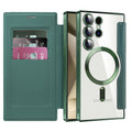 Techsuit - SmartMag Book Case - Samsung Galaxy S24 Ultra - Green