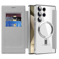 Techsuit - SmartMag Book Case - Samsung Galaxy S24 Ultra - Gray